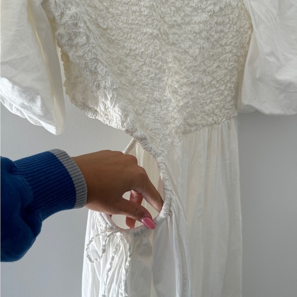 FREE PEOPLE Kalina White Midi Dress S - Picture 8 of 10